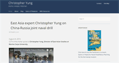 Desktop Screenshot of christopheryung.com