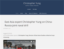 Tablet Screenshot of christopheryung.com